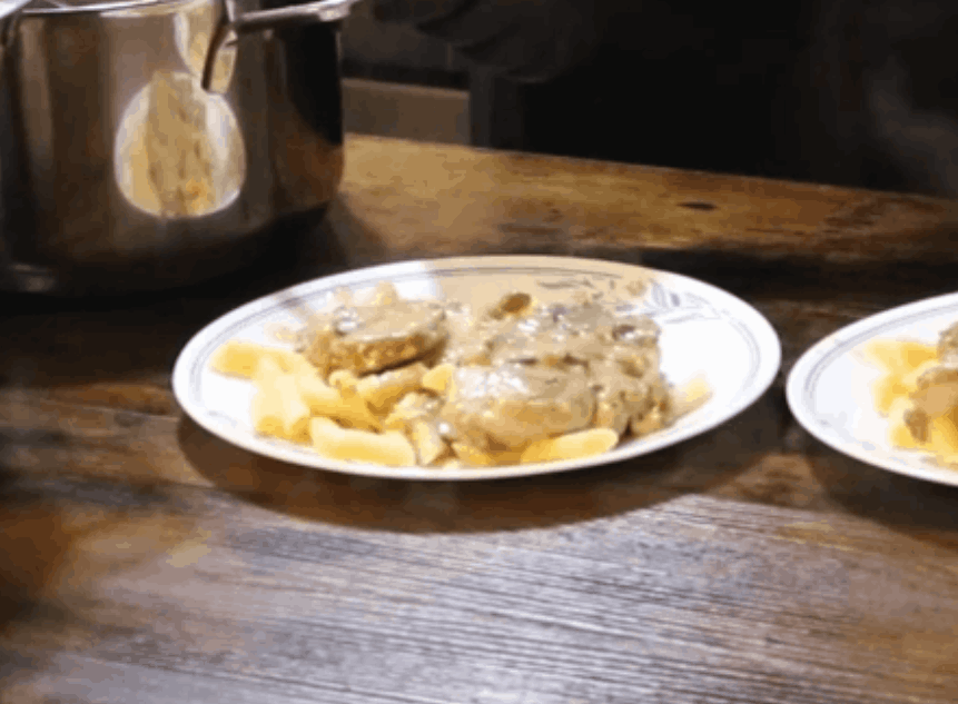 Pork Schnitzel Pasta Image